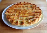 Quiche alls tendres, pernil i bolets