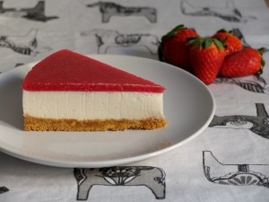 pastis de strawberry cheese cake