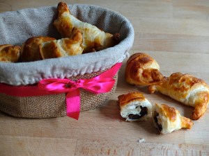 Recepta croissants de xocolata