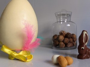 ou de xocolata blanca